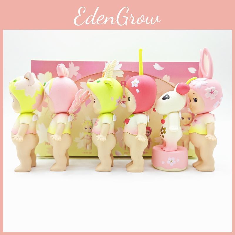 Pvc Cherry Captivating Blossom Angel Figurines Spring Collection Blind Box Ideal For Decorative Cake Accessories Gifts And