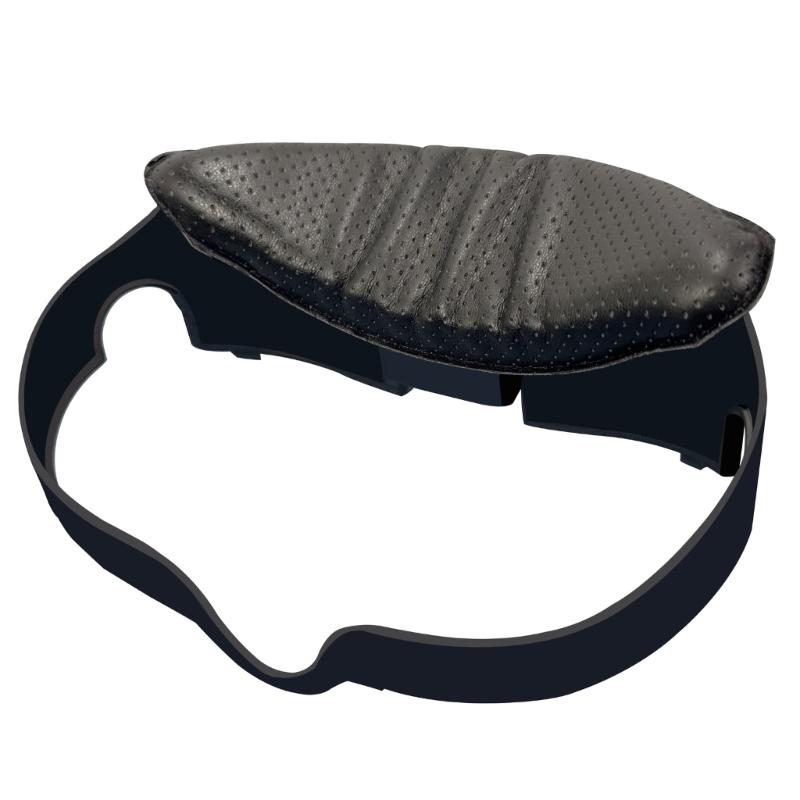 Breathable PU Leather Face Cover For 3 VR Headsets Adjustable Comfort 3D Printed Frame Enhanceds Ventilation