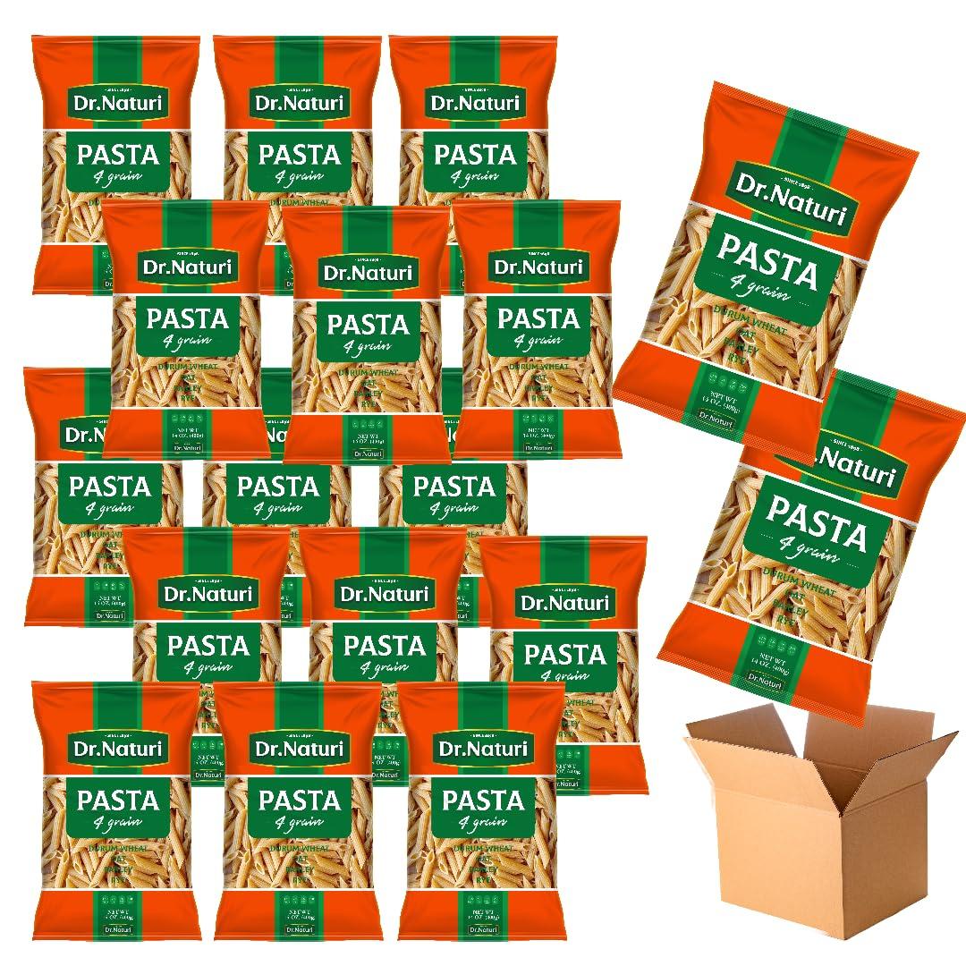 

as 1 Naturi Multigrain Pasta Penne Rigate 1 box x 24 [Sold box] Dr. (400g bags)