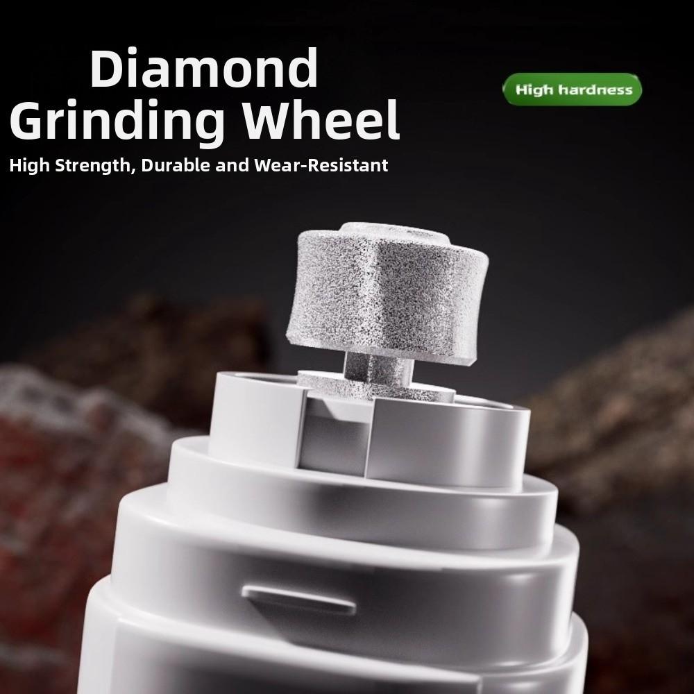 USB Rechargeable Electric Dog Nail Grinder Quiet Operation LED Lighting Pet Nail Trimmers With Polisher Wheel 500 MAh Battery