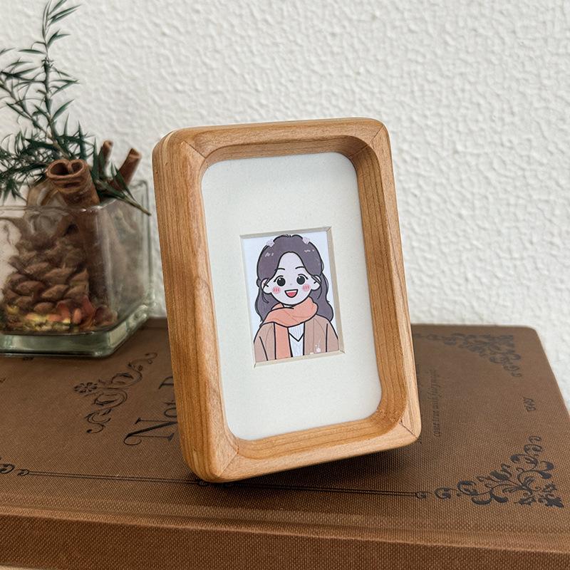 Black Walnut Solid Wood Photo Frame Magnetic Mortise Tenon Design Easy Replace Photo Living Room Photo Wall Art Painting Display