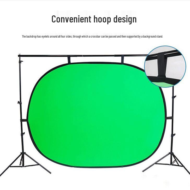 100x150cm Blue-Green Chroma Key Cotton Photography Backdrop - Reflective Shooting Background
