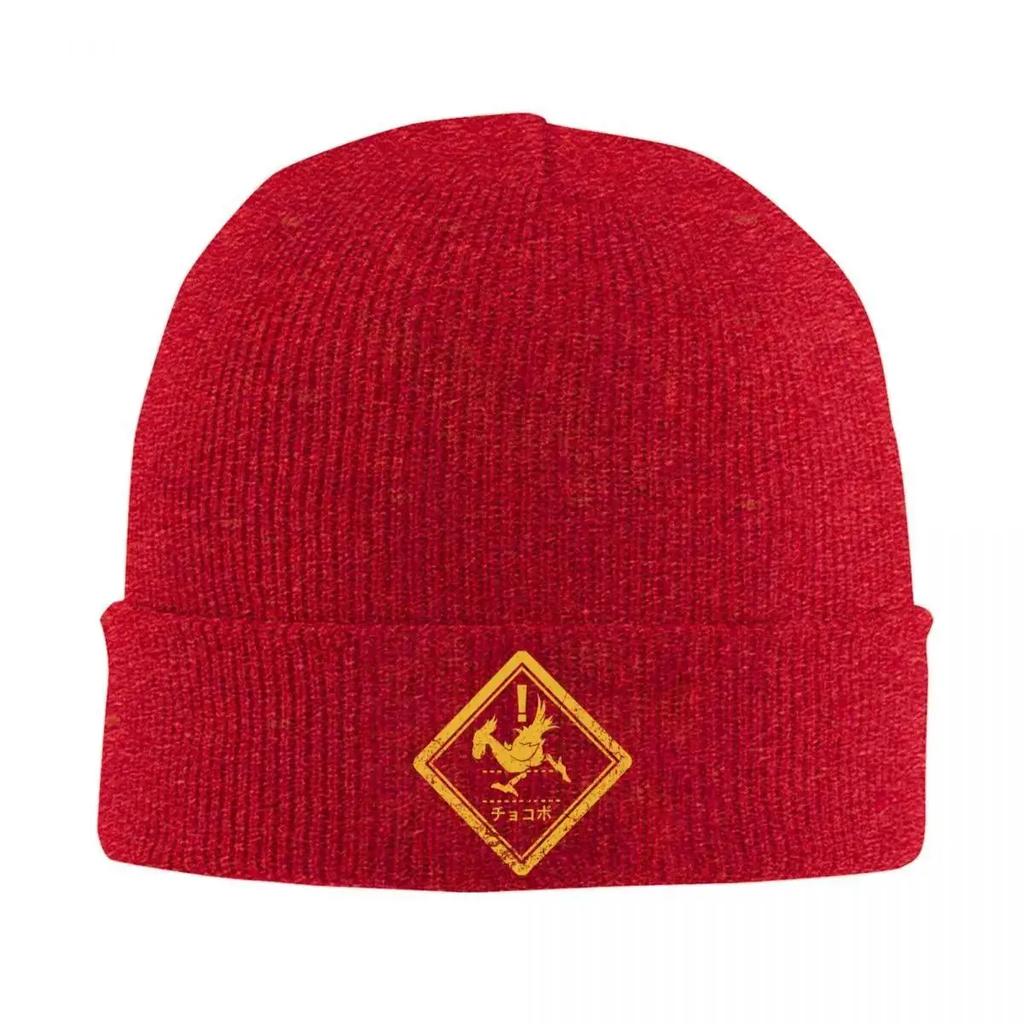 New Danger Wark Chocobo Hats Autumn Winter Beanies Street Final Fantasy Video Game Caps Unisex Acrylic Knitted Hat