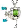 Colar Mini Molinete de Pesca 1/2 Peças Liga Leve Hipoalergênica Pingente de Molinete Giratório com Manivela Rotativa Presente para Amantes da Pesca