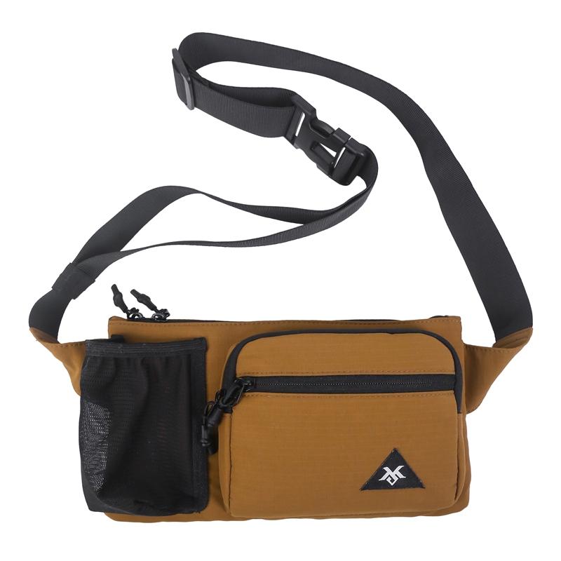 Men's Camping Shoulder Bag Outdoor Riding Hiking Mobile Phone Chest Bag Water Cup Bag