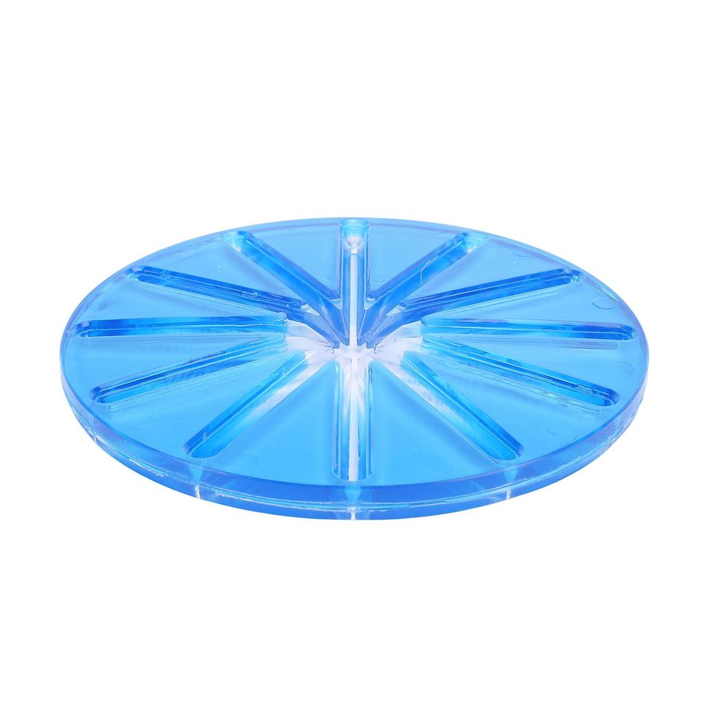 Mixer Splash Guard 6 Line Prevent Spilling Improve Kitchen Efficiency Mixing Bowl Splatter Guard for Kitchen Round Blue
