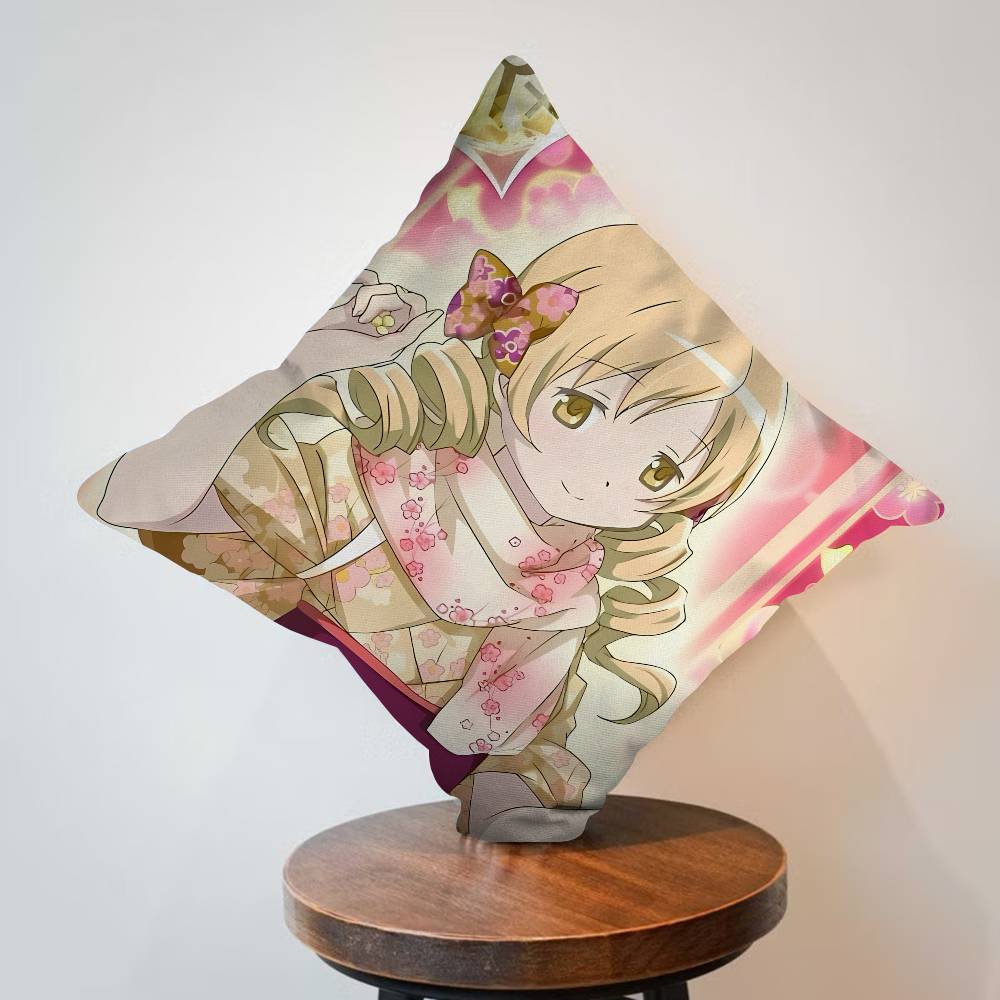 Kawaii Mami Tomoe Pillow Gift Home Office Decoration Pillow Bedroom Sofa Car Cushion CoverPillow Case