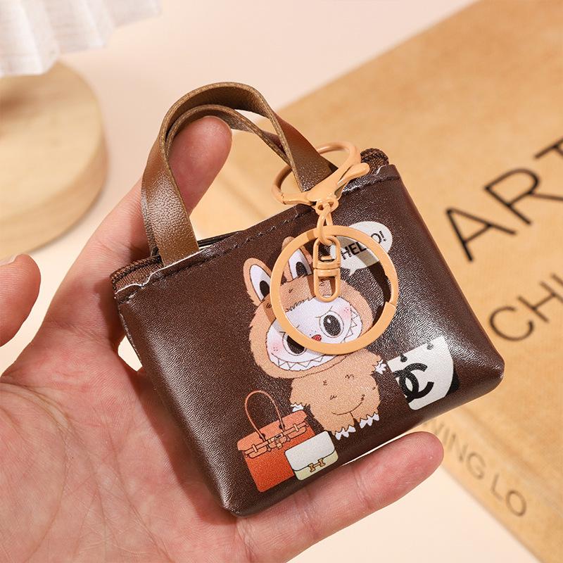 

Mini Cross-Border Coin Purse & Key Holder - Lightweight, Portable PU Earphone Storage Bag