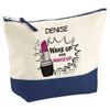 Makeup Bag - PLANETEE - Denise Wake Up and Makeup - Large Size - HD Printing - Cotton - Made In France