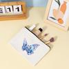 Colorful Canvas Coin Purse: Zippered Stationery, Pen & Cosmetic Storage Bag