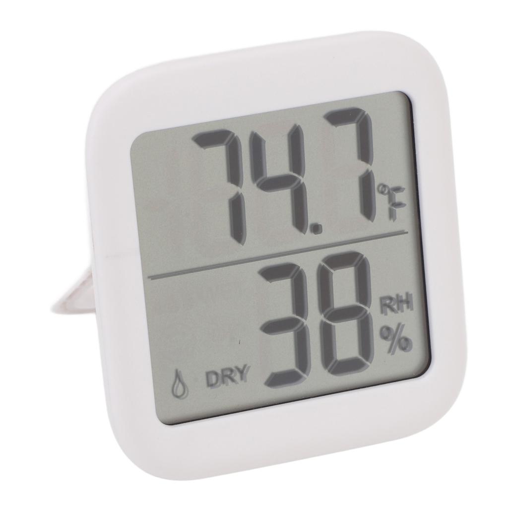 Digital Thermometer Hygrometer with Magnetic Tablestand LCD Display Indoor Temperature Humidity Meter for Home