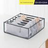 Japanese Style Underwear Organizer With Divided Compartments For Drawer Storage And Closet Use