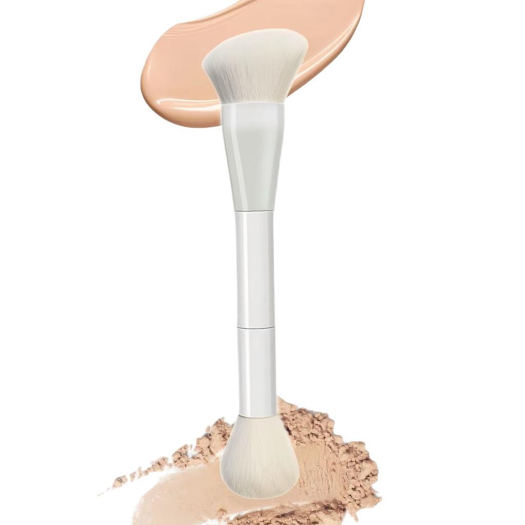 Dual-Ended Foundation Brush Double-Ended Powder Blush Concealer Brush Contour Brush Blush Brush Makeup Brush Professional