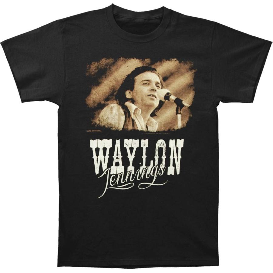 Waylon Jennings Men s The Outlaw T-Shirt _ Officially Licensed Merchandise S чёрный