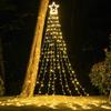 Outdoor Christmas Lights, 320 LED Christmas Decorations, Outdoor Star String Lights with 8 Modes Waterproof for Christmas New Year Holiday Decor