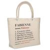 Sac isotherme - PLANETEE - Glacière souple Fabienne Définition - Coton imprimé France - Grande contenance - Anses solides
