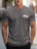 Summer Fashion Casual Bee EE Letter Round Neck T-Shirt