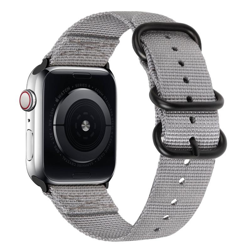 Nylon Strap for Apple Watch Ultra 2/3 49mm Band 46mm 42mm 45mm 41 44 40mm Canvas Bracelet iWatch Series 11 10 9 8 7 6 5 SE Belt