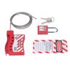 Lockout Tagout Cable Lock Stainless Steel Metal Adjustable Impact Resistant Adjustable Cable Lockout for Industry