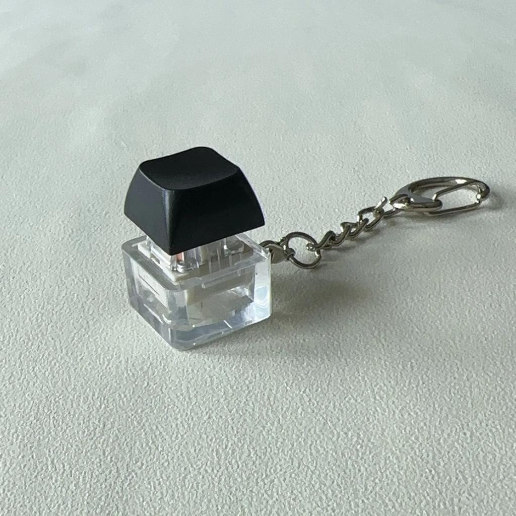 New Stress Anxiety Relief Keyboard Keychain Four Finger Button for Office Home Adults Kid Decompression Clicker Hot Gadget Gifts