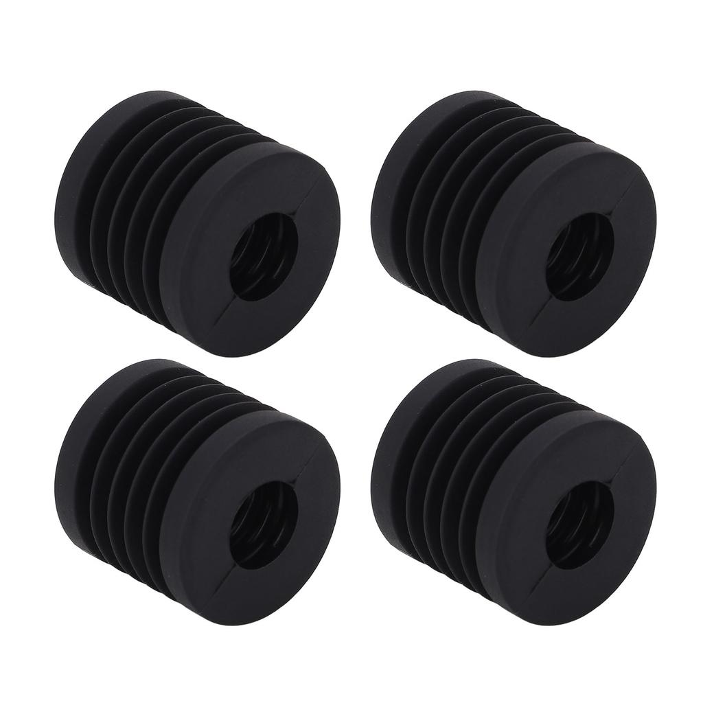 4 Stück Druckerfußpolster Antivibration Stoßdämpfung Gummi Druckerfußmatte für Bambu Lab X1 X1C P1P P1S 3D-Drucker