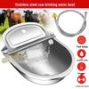Stainless Steel Automatic Drinking Bowl with Float for Cattle, Sheep, Horses, and Donkeys