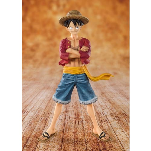 TAMASHII NATIONS Figuarts ZERO ONE PIECE Straw Hat Luffy (Resale Version) Approximately 140mm PVC & ABS Painted Movable Figure