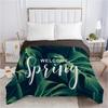 140X200 240X220 For Home Nordic Leaf Grey Duvet Cover Comfortable Quilt Blanket Case Queen King Bedding