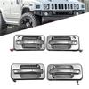 UI-15104790 15104791 15104794 15104795 Exterior Door Handles 4Pcs Exterior Outside Door Handle Set Auto Parts For 2003-2009 Humm