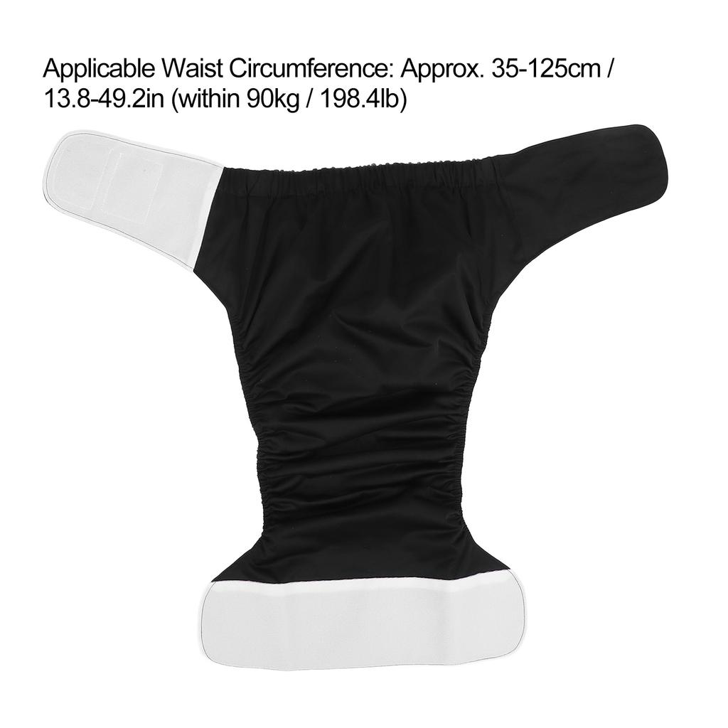 Elderly Cloth Diaper Simple Soft Breathable Travel Portable Adjustable Washable Reusable Adult Nappy