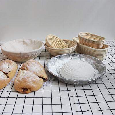 Panier à pain en rotin naturel, récipient de rangement pour la levée du pain, organisateur de cuisine, ustensiles de cuisson