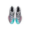 Li Ning Swift Wind Dämpfung Rutschfest Mittelhohe Basketballschuhe Herren Shark Gray ABPR061-3