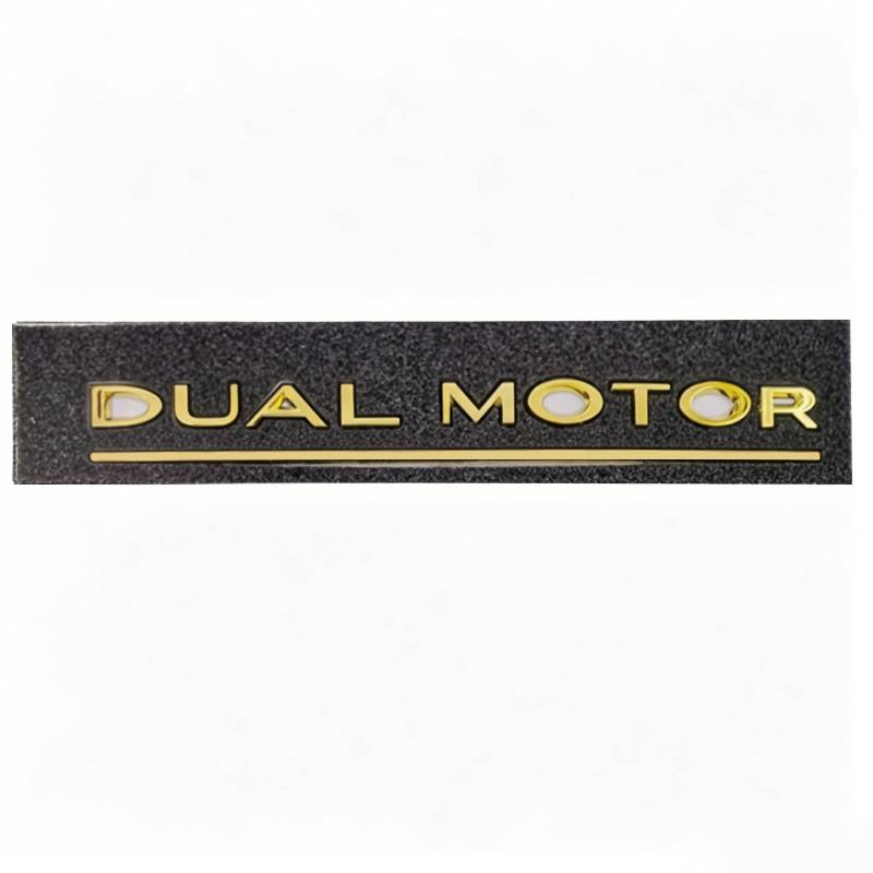 Applicable Model3 Modified Car Sticker Performance Dual Motor Tail Label DUAL MOTOR English Alphabet Car Logo