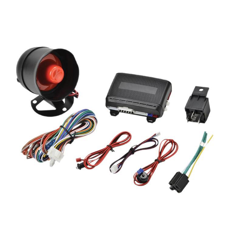 12V Car Anti-theft Alarm System with Remote Mobile App & Wireless PKE Induction Lock