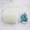 Three-dimensional Castle Silicone Mold Diy Crystal Epoxy Glue Antique Silicone Mold Cake Mold
