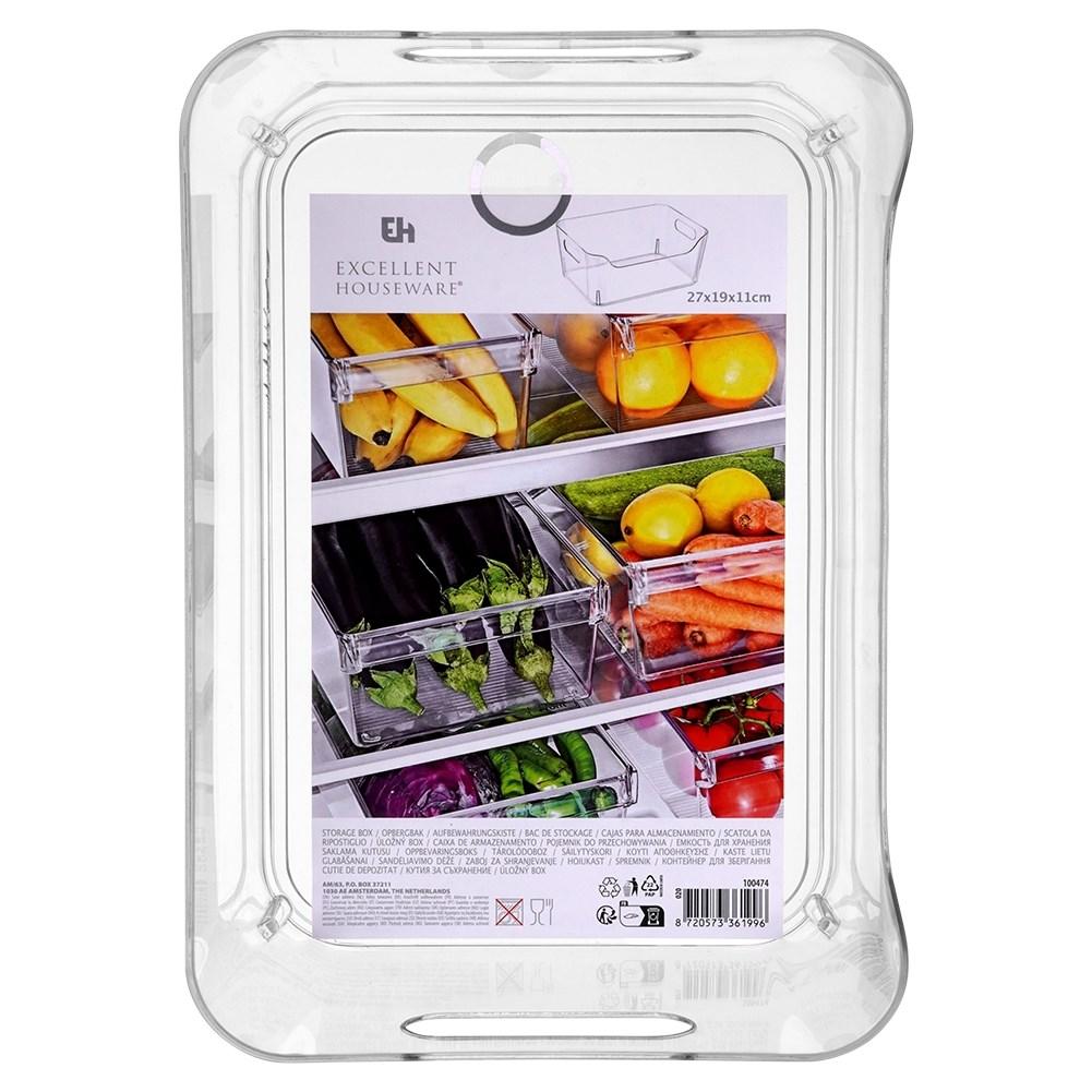 Organizer do lodówki pojemnik na produkty spożywcze 27x19x11.5cm EXCELLENT HOUSEWARE 259374