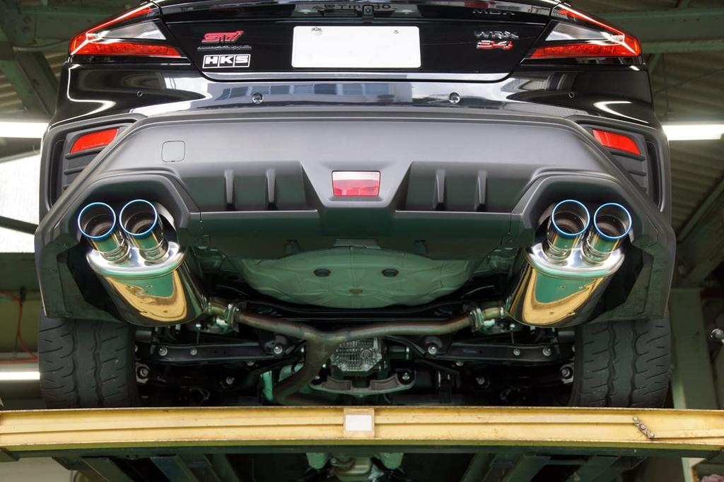 HKS Automotive Sports Muffler Liga Max Premium Subaru WRX S4 Vehicle Inspection Compatible Intake and Exhaust System Parts 5BA-VBH 2021/11~ (Main