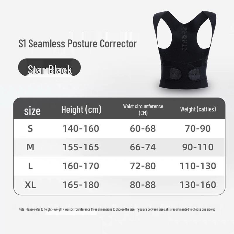 Unisex Rückenhaltungskorrektor für Erwachsene, Kinder & Jugendliche: Unsichtbarer Haltungsgürtel