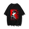 Japanese Animation Printing Magic in Summer Returns To The Battle of Wutiaowu Short Sleeve Tshirt Unisex and Women Anime Cotton