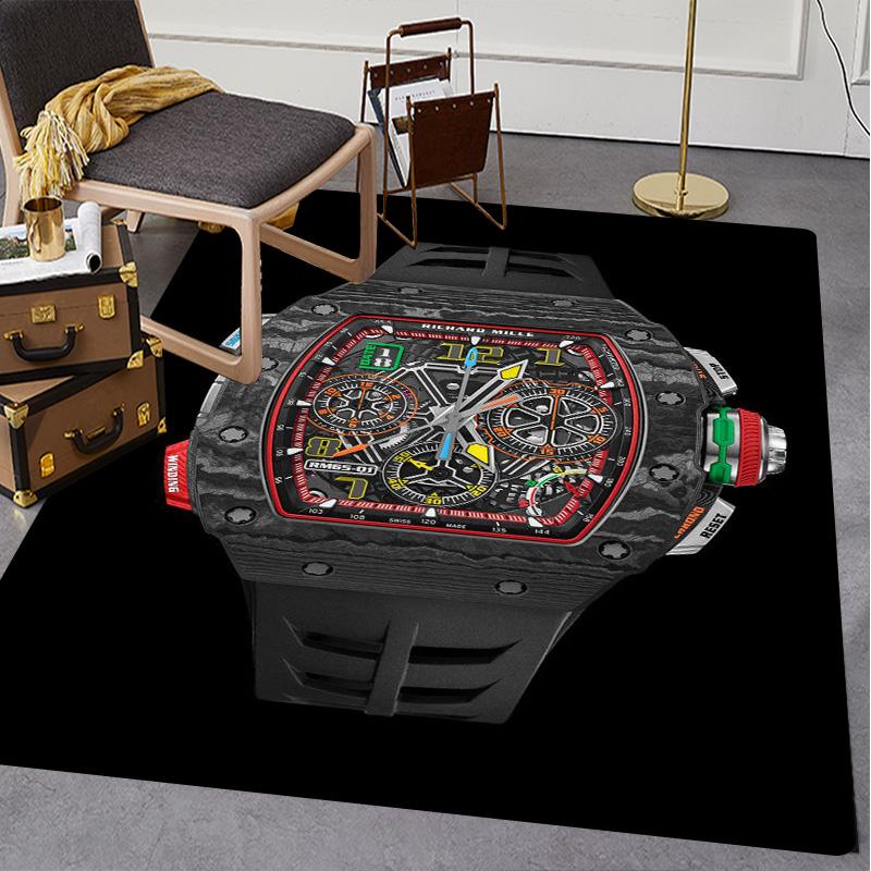 Swiss watch R-Richard Miller printed carpet high-end watch dial floor mat living room sofa room decorative art rugs
