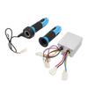 DC12V 500W Brush Motor Speed Controller with Throttle Grips for Electric Motorcycles Bikes Tricycle Scooter