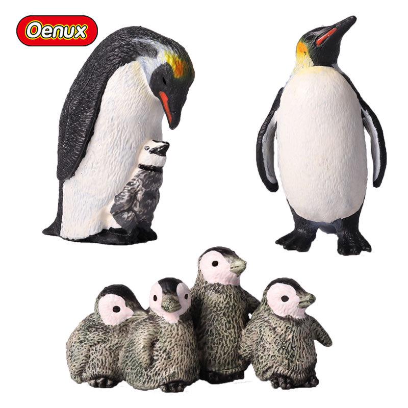 Emperor Penguin Marine Animal Model Toy Set for Kids