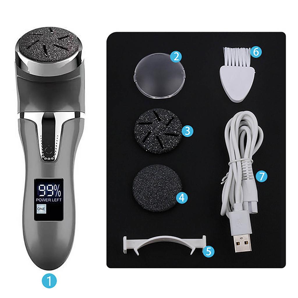 New Electric Vacuum Cleaner And Foot Grinder Waterproof Digital Display For Removing Dead Skin And Calluses, Foot  Machine, Foot  Device