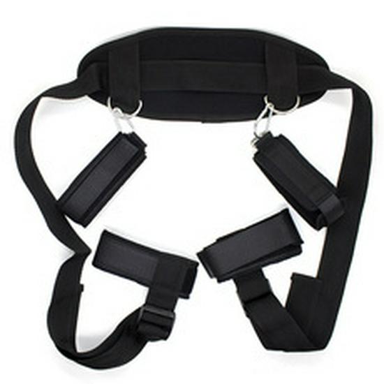 Intimate Plush Bed Restraint Straps for Couples