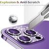 Diamond Camera Lens Protector For iPhone 14 13 12 Pro Max Tempered Glass Metal Camera Cover iPhone 14 Pro Plus 13 Mini Lens Case