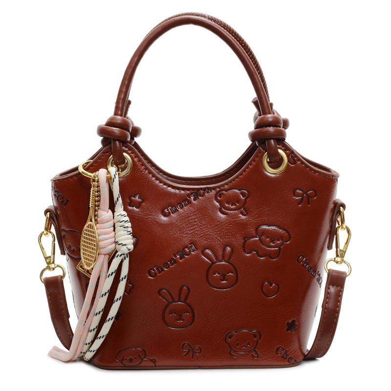 

Повседневная женская сумка через плечо, модная сумка-мессенджер no pendant коричневый