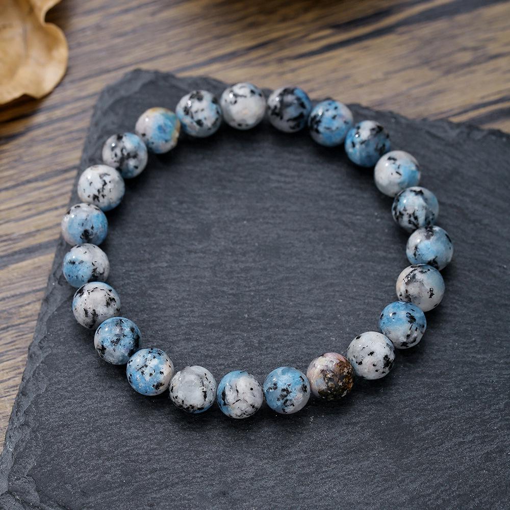 Natural Stone Elastic Bracelet: 8mm Aventurine, Tiger Eye, Amethyst, Garnet Beads