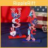 Wooden Usa Letters Decor For Independence Day And Christmas Festivities