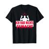 T Shirt with GerUnisex Text Ich Hab Nichts Gemach Language Vintage Washed Streetwear Top For Everyday Wear Casual Homme