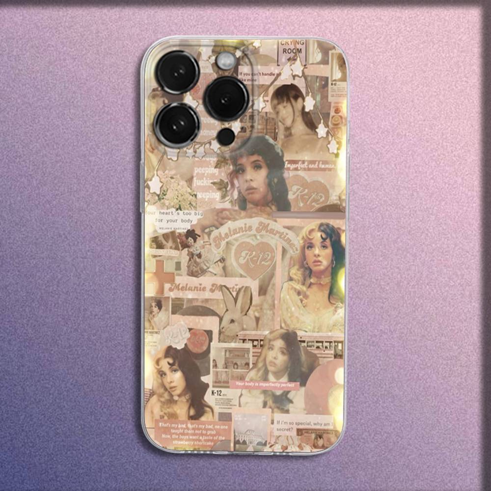 Handyhülle Für iPhone 16,15,14,13,12,11 Plus,Pro,Max,XR,XS,Plus,E,Mini Sängerin M-Melanie Martinez Mädchen COOL Transparente Hülle